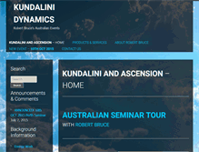 Tablet Screenshot of kundalinidynamics.com